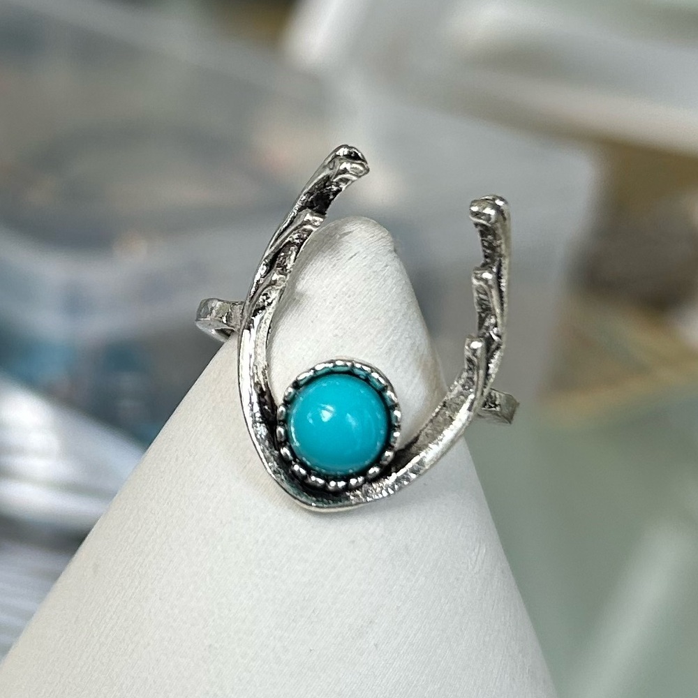 Boho Turquoise Ring Set - Picture 6 of 13